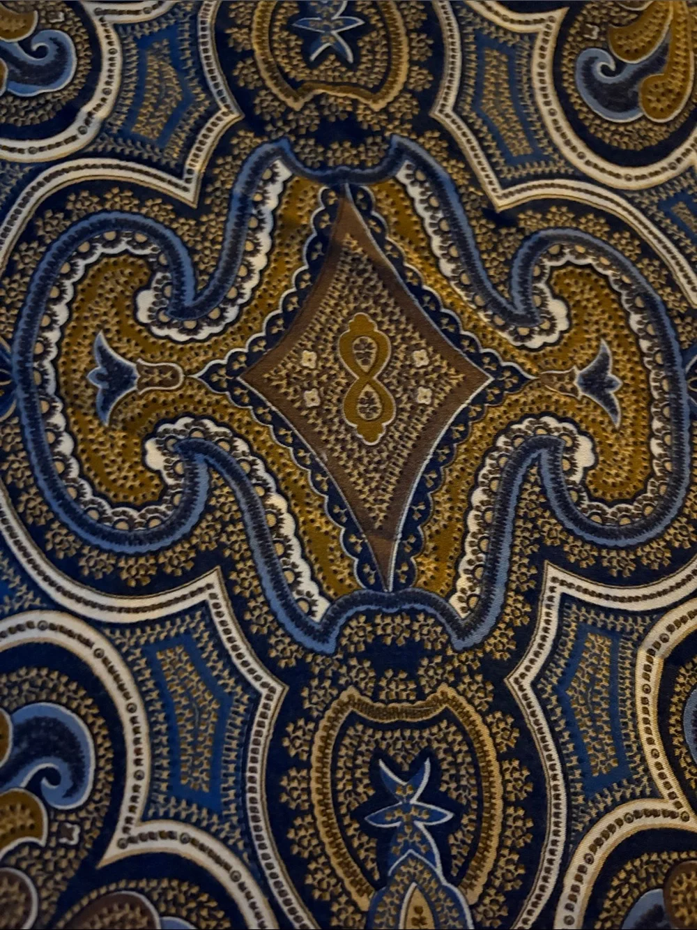 🕷️ Tommy Hilfiger brown paisley sateen cotton KING DUVET COVER